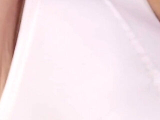 Slobbery Licking Cock Through Satin Panties Through My Eyes