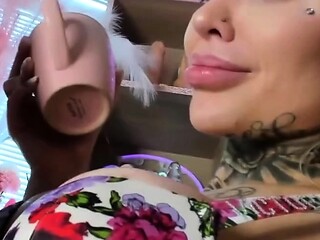 Busty Blonde Pussy Close Up