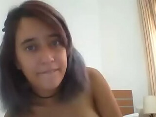 My friend goes wild on webcam POV