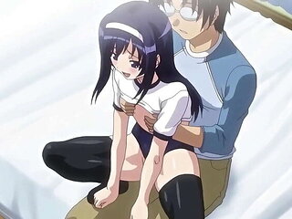 18yo Step Sister Loses Virginity - First Time Hentai Sex with Creampie
