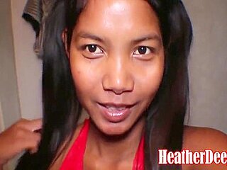 Thai Teen 18+ Mamma Heather Unfathomable Give Deepthroat To Monster Rod And Get Large Load Creamthroat Throatpie