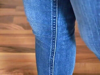 Wooden Sandals on Wood - Intense Clicking, Asmr Steps in Jeans
