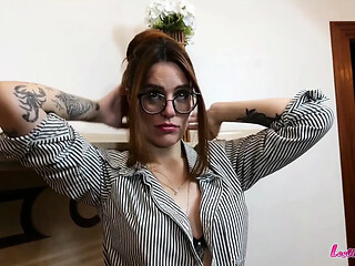 Lara is an eager and nervous candidate for a strip casting job.