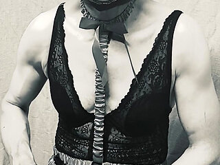 Vintage Style Kinky Masturbation