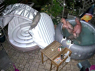 Couple caught fucking by the surveillance camera.