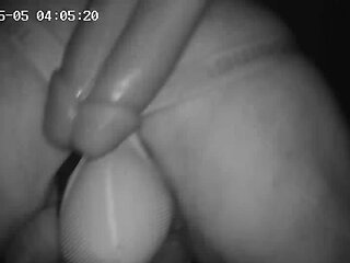 Double penetratedin black-and-white