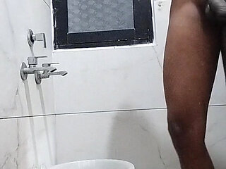 Desi hot boy in shower handjob with soap