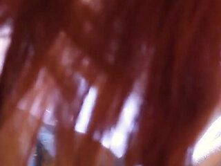 Equestrian Redhead Punishes Bratty College Student with Her Crop