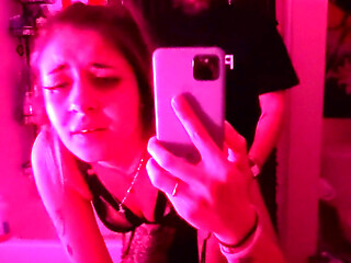 Fucking My Milf Friend In Front of The Mirror