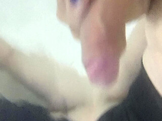 Underwater girlcock cum by Heather