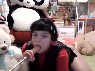 Close up BJ cumshot