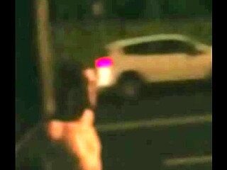 A mate wanted to take a photo of me handcuffed naked to a telegraph pole. After he put the handcuffs on he set the camera up and left me there for over 20 minutes. This is the best 4 minutes where 6 cars drive past. Pity he didn'_t get it in focus