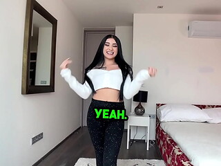 First Anal Casting With 18yo Latina Teen From Medellin Colombia - POV Anal Sex