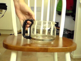 John Is Peeing Into the Coffepot