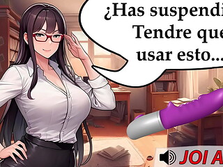 JOl AnaI Hentai - Tu profesora particular te castiga por suspender. Voz espa&ntilde_ola.