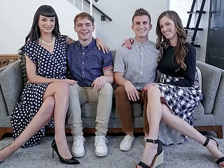 Two Horny MILFs Swap the Young Studs They Caught Watching Porn
