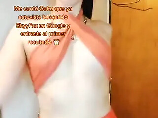 Dirty Argentinean GF does a sensual striptease on the pole