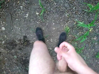 Outdoor Solo Pleasure: Getting Fully Naked and Cumming in Nature