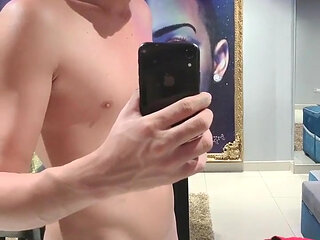 Markus Gets a Blowjob in Front of the Mirror