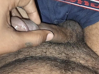 Young indian man alone