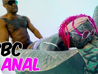 Tattooed Duo Joins a Trans Babe for POV Fun