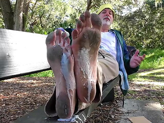 Richard Lennox Lets You Experience Foot Fetish In The Park