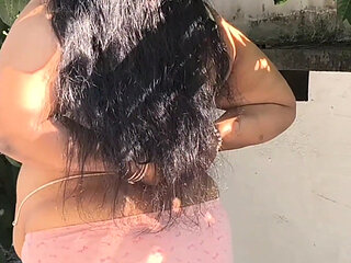 Desi Girl in Skirts, Getting Completely Nude Outdoor