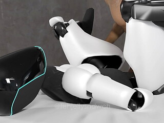 Female Tesla Robot Durability Test (Animated)