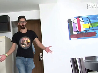 Big Ass Colombian Brunette Goes From Grocery Run to Getting Her Pussy Wrecked and Filled With Cum
