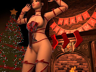 D.va Christmas Gift - Overwatch Porn Parody