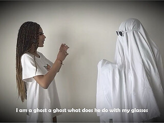 Gina Sucks the Ghost's Dick so He'll Stop Tormenting Her