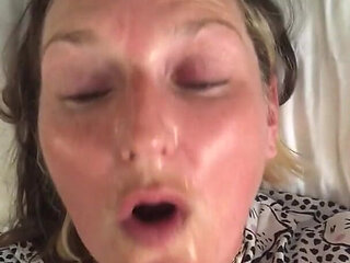 My Hot, Sweaty Crossed Eyed Orgasm Face