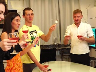 Russian orgy New Yers Eve party