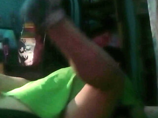 Amateur Couple Having Fun in the Dark