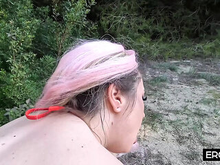 Blonde Teen Maria Gail Takes Hard German Anal Fuck Outdoor