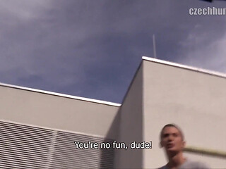 Slim Czech Hunter Buys Underwear From Lonely Before Hot Bareback Doggystyle Action