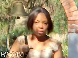 Big ass ebony sweetie gets anal creampie
