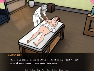 Lust Town - Gameplay - Roleplay - Lesbian - Oily Massage Teasing Boobs & Pussy