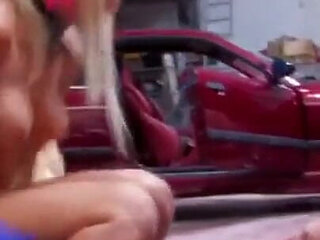 Local skank ass drilled in the chop shop