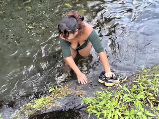 My busty stepsister offers me her throat