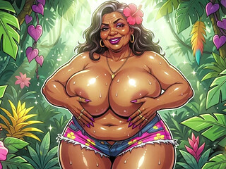 Exotic Jungle Bbws Animations