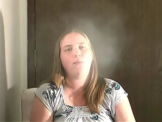 Peach 22 Yr Old Blonde SFW Non-Nude Smoking Clips Pt 2