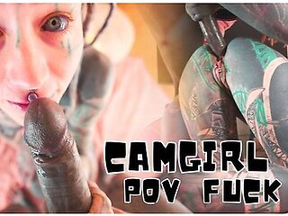 Lily Lu In Tattooed Cam Babes Live Show Takes A Hot Turn When She Gets Interrupted And Fucked On Camera