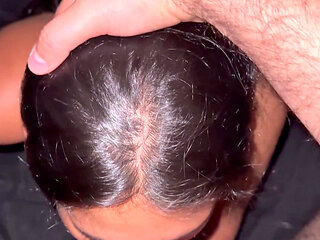 My Horny Stepmother Wakes Me up with an Exquisite Blowjob with Lots of Saliva