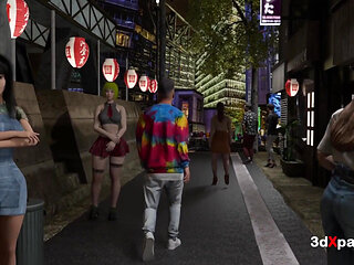 Neon Nights Tokyo Capsule: Chieko's Cowgirl Blowjob & Cumshot Sensation Japanese Version