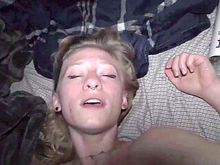 Blonde Gets A Big Dick In A Tight Anal