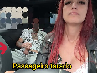 Motorista de app fode com passageiro no caminho!