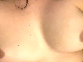 She loves to touch her big pussy while teasing you to cum too.
