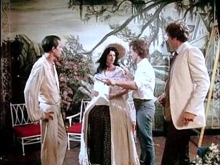 Brunette milf in vintage style anal