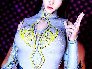 3D Anime Big Boobs Model Gets Cheated On By Big Cocked Cosplayer